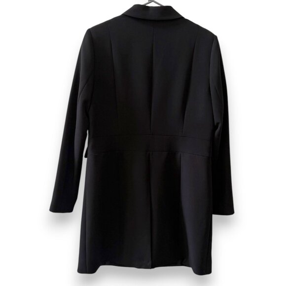 DKNY Black Longline Blazer Jacket – Size 10 - Picture 2 of 4